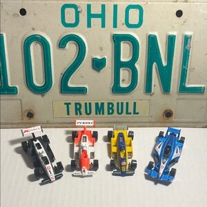 Set of 4 Hot-wheels Indy Cars Vintage